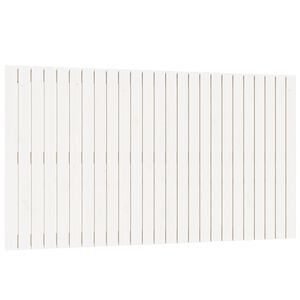 vidaXL Wall Headboard White 159.5x3x90 cm Solid Wood Pine