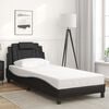 vidaXL Bed Frame "Viana" with LED without Mattress Black 90x190 cm