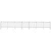 vidaXL Garden Fence with Hoop Top Steel 1172x150 cm Black
