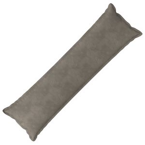 vidaXL Cushion with Pillow HOUTEN Light Grey 40 x 145 cm Velvet