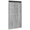 vidaXL String Curtains 2 pcs 100x250 cm Black