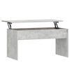 vidaXL Coffee Table Concrete Grey 102x50,5x52,5 cm Engineered Wood