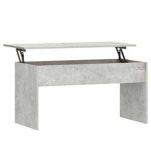 vidaXL Coffee Table Concrete Grey 102x50,5x52,5 cm Engineered Wood
