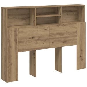 vidaXL Headboard Cabinet Artisan Oak 140x19x103.5 cm
