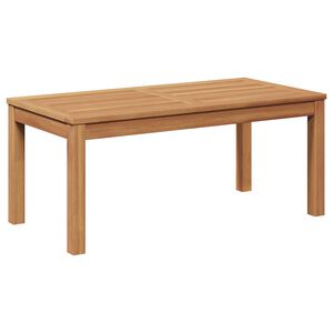 vidaXL Garden Table Natural 95 x 45 x 40 cm Solid teak wood