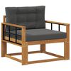 vidaXL Outdoor Middle Sofa Natural