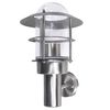 vidaXL Garden Light | Stainless steel | Stainless Steel, Glass | Medium