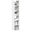 vidaXL Bookcases 2 pcs Stackable White 30x30x80 cm Engineered Wood