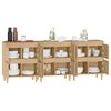 vidaXL Sideboards 3 pcs Sonoma Oak 60x35x70 cm Engineered Wood