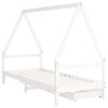 vidaXL Kids Bed Frame with Drawers White 90x190 cm Solid Wood Pine