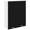 vidaXL Hanging Cabinet Black Oak 80 x 31 x 100 cm Engineered Wood