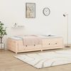 vidaXL Day Bed without Mattress 90x190 cm Single Single Solid Wood Pine