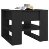 vidaXL Coffee Table Black 55.5x55x45 cm Engineered Wood