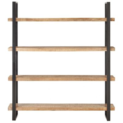vidaXL 4-Tier Bookcase 160x40x180 cm Rough Mango Wood