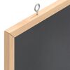 vidaXL Chalkboard with Solid Pine Wood Frame Black 80x55 cm