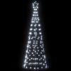 vidaXL LED Christmas Tree 200 LEDs Cold White 180 cm