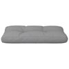 vidaXL Pallet Cushion Grey 70x40x12 cm Fabric