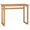 vidaXL Desk 100x45x75 cm Solid Teak Wood