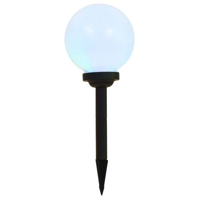 vidaXL Outdoor Solar Lamps 3 pcs LED Spherical 20 cm RGB