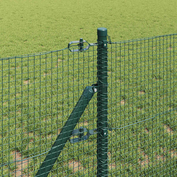 vidaXL Fence Post Green 25 x 0.5 m (16 x 16 mm mesh) Steel