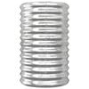 vidaXL Garden Planter Galvanised Steel 40x40x68 cm Silver