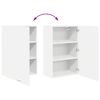 vidaXL Hanging Cabinet Riga White 50 x 31 x 80 cm Engineered Wood