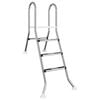 vidaXL Partially in-Ground Pool Ladder 172 x 106 cm 3-Step