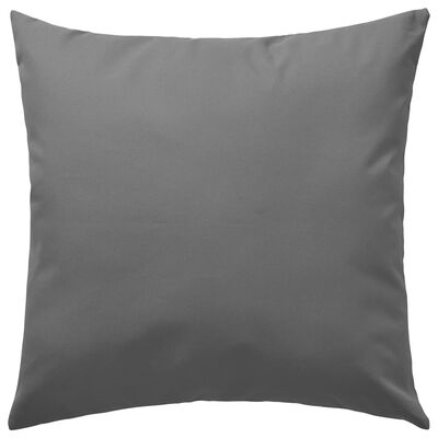 vidaXL Outdoor Pillows 4 pcs 45x45 cm Grey