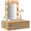 vidaXL Dressing Table Brown 60 x 40 x 70 cm Engineered Wood