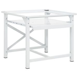 vidaXL Washing machine pedestals White Steel