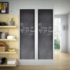 vidaXL Wall Sticker Blackboard 0.45 x 2 m 2 Rolls with Chalks