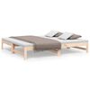 vidaXL Pull-out Day Bed without Mattress 90x190 cm Solid Wood Pine