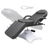 vidaXL Massage Table Grey 180x62x(86.5-118) cm