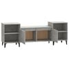vidaXL TV Cabinet Concrete Grey 160x35x55 cm Engineered Wood