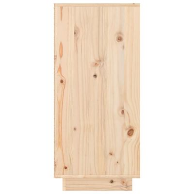 vidaXL Sideboard 110x34x75 cm Solid Wood Pine
