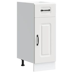 vidaXL Kitchen Base Cabinet "Kalmar" White Engineered Wood