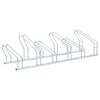 vidaXL Bicycle Stand for 6 Bikes Floor Freestanding Galvanised Steel