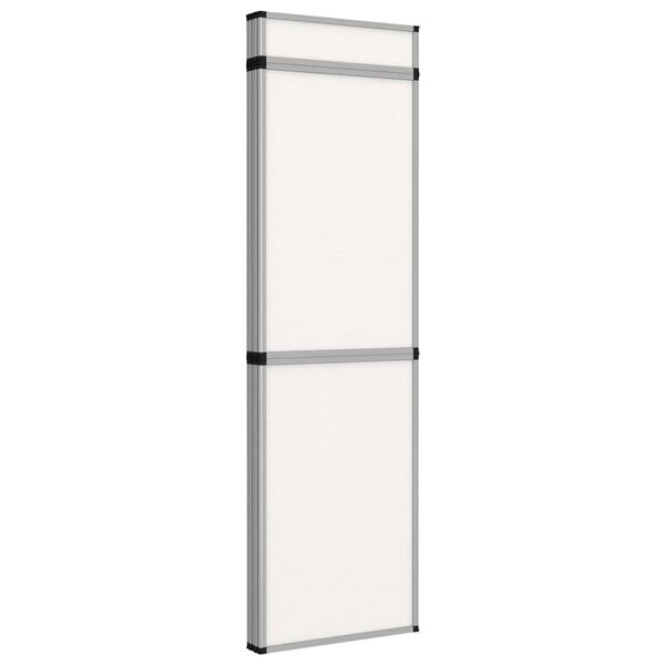 vidaXL 15-Panel Folding Exhibition Display Wall 302x200 cm White