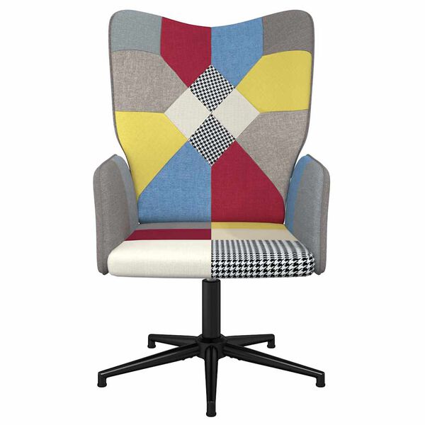 vidaXL Relaxing Chair Patchwork Fabric