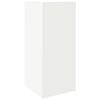 vidaXL Side Table with Shelf White 25.5x27x60 cm