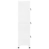 vidaXL Locker Cabinet White 38x45x180 cm Steel
