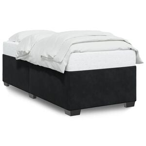 vidaXL Bed Frame without Mattress Black&nbsp;90x190 cm Velvet