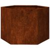 vidaXL Planter Rusty 60x60x45 cm Corten Steel