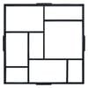 vidaXL Pavement Moulds 2 pcs 50.4x50.4x4.3 cm Plastic