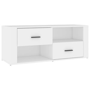 vidaXL TV Cabinet White 100x35x40 cm Engineered Wood