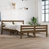 vidaXL Bed Frame without Mattress Honey Brown Solid Wood 150x200 cm King Size