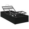 vidaXL Electric Adjustable Bed Frame Black 190 x 90 x 33.5 cm Steel