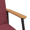 vidaXL Armchair Wine Red 59 x 75 x 78 cm Fabric