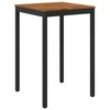 vidaXL Garden Bar Table NAARDEN Natural and Black 70 x 68.5 x 105 cm