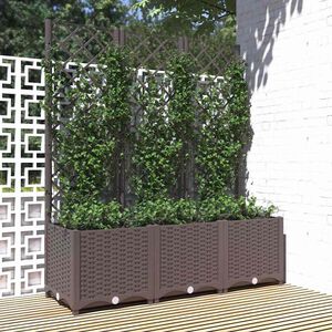 vidaXL Garden Brown 120 x 40 x 136 cm
